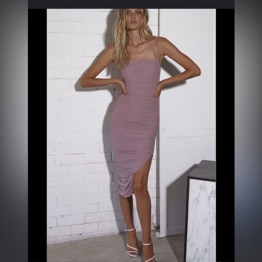 SNDYS simone dress in Mauve